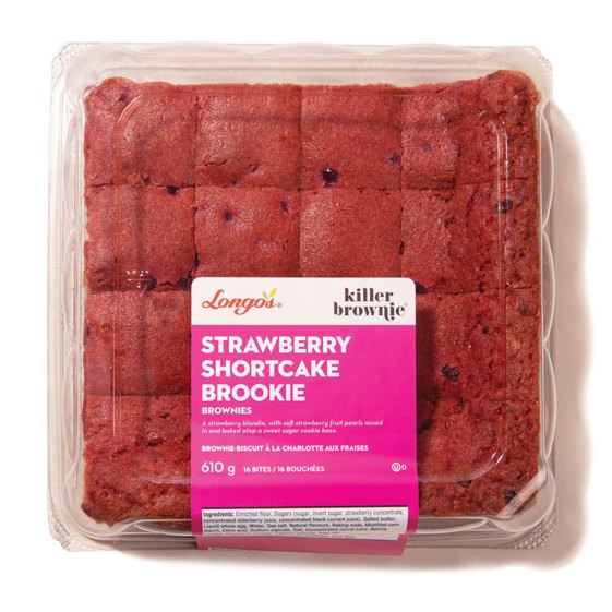 Longo's Killer Brownie Strawberry Shortcake Brookie