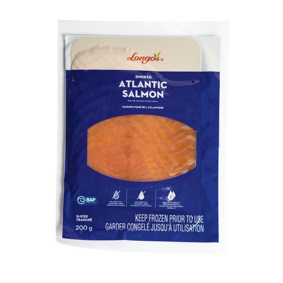 Longo's Frozen Smoked Atlantic Salmon