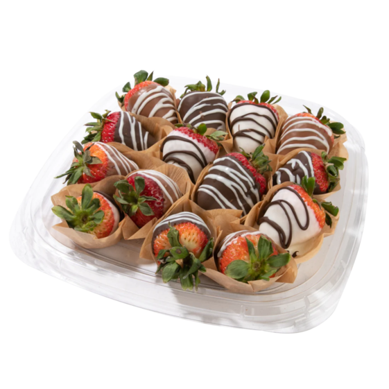 Chocolate Dip Strawberry Platter