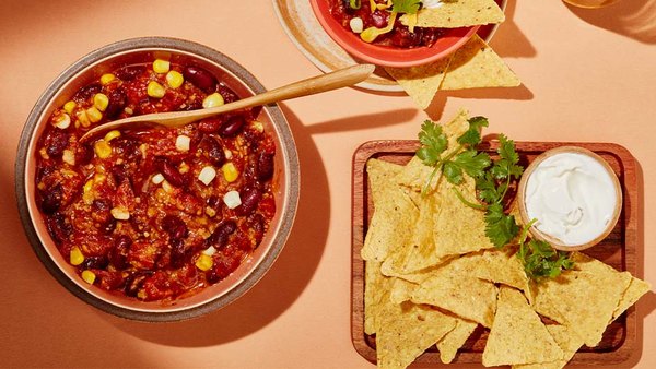 20-MINUTE CHILI (TURKEY OR VEGETARIAN)