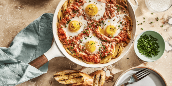 POTATO EGG SKILLET SUPPER