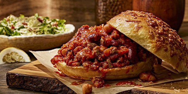 SPICY SAUSAGE AND BEAN SLOPPY JOES