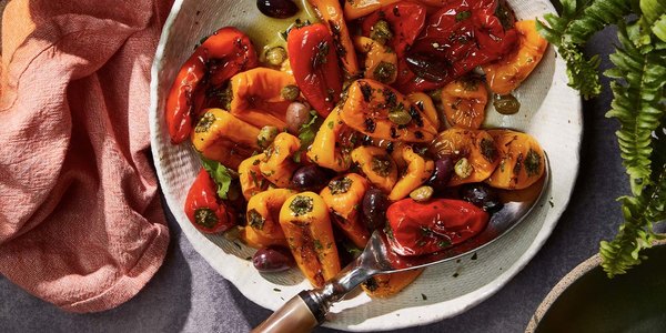 CHARRED PEPPER PUTTANESCA MEDLEY