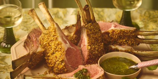 CRUMB-COATED RACK OF LAMB