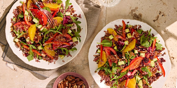 CRUNCHY GREENS AND RICE SALAD