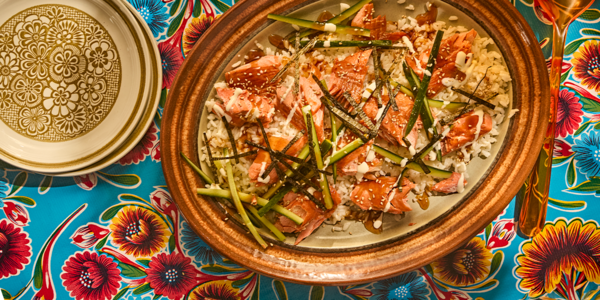 DECONSTRUCTED BC SALMON ROLL PLATTER