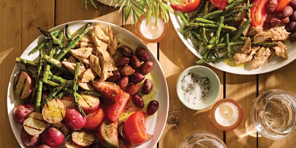 GRILLED ASPARAGUS NI&Ccedil;OISE SALAD