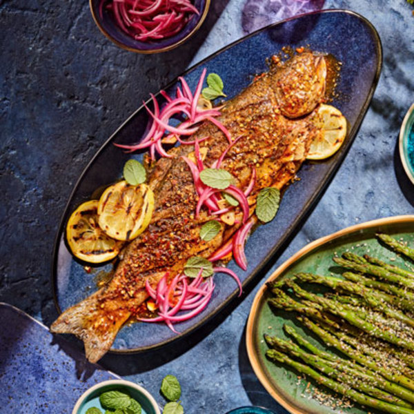 GRILLED PIRI PIRI STEELHEAD SALMON