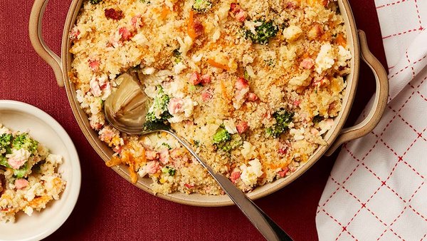 HAM, BROCCOLI AND CHEESE BAKE
