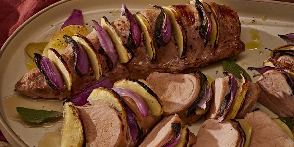 HASSELBACK APPLE PORK TENDERLOIN