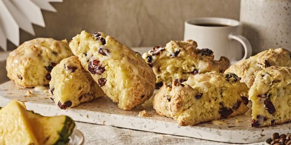 LEMON CRANBERRY SCONES