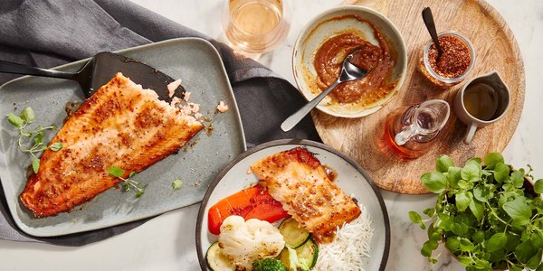 MAPLE MISO SALMON DINNER