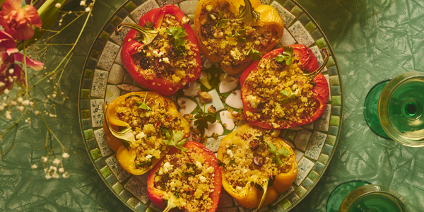 MEDITERRANEAN STUFFED PEPPERS