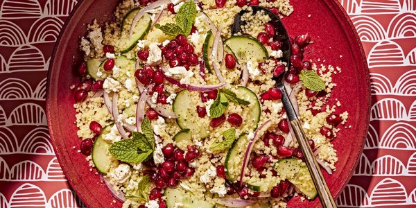 POMEGRANATE CUCUMBER & FETA SALAD
