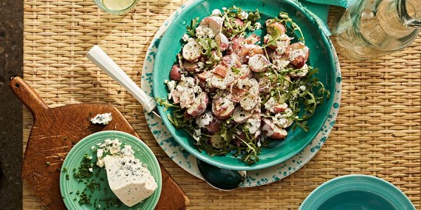 POTATO SALAD WITH BACON AND BLUE CHEESE