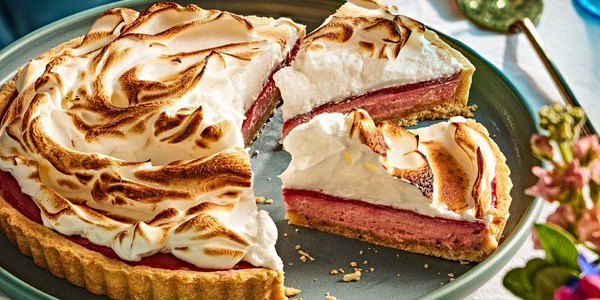 RASPBERRY CURD MERINGUE TARTE