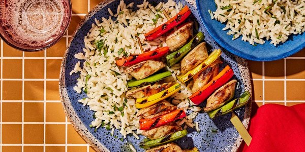 SAUSAGE PEPPER KABOBS