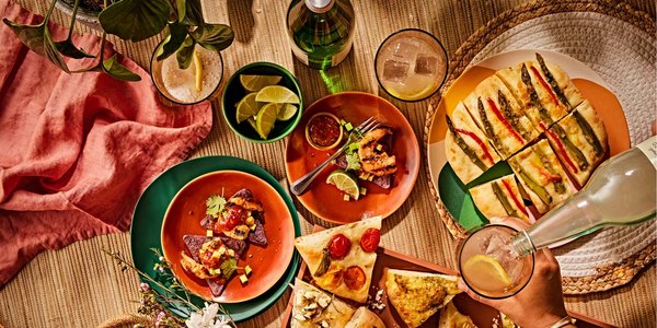 TEX-MEX GRILLED SHRIMP COCKTAIL CANAP&Eacute;S