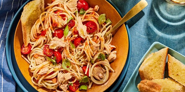 SPEEDY SUMMERTIME SPAGHETTI