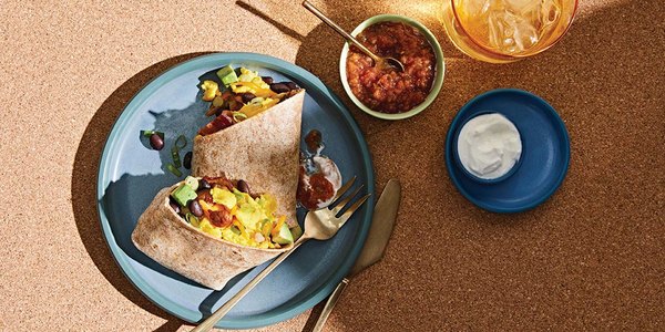 CLEAN OUT THE FRIDGE BREAKFAST BURRITO