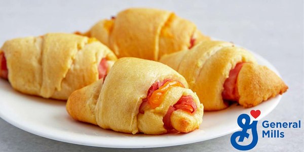 HAM AND MUSTARD PASTRY TURNOVERS