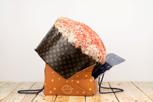 Red Velvet 4KG Panettone on a white background