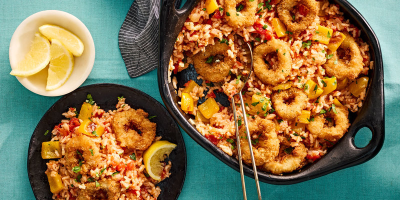CALAMARI AND TOMATO RICE