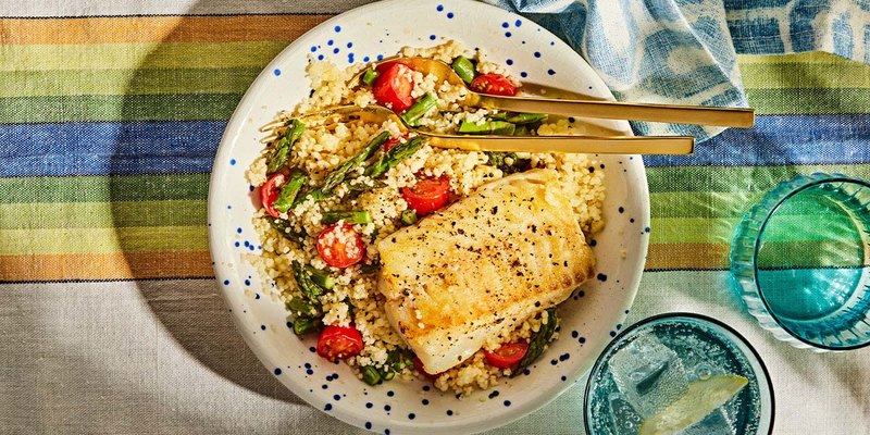 ASPARAGUS COD BOWL