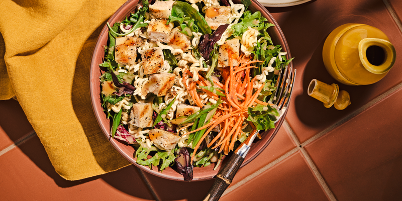GRILLED CHICKEN RAMEN SALAD