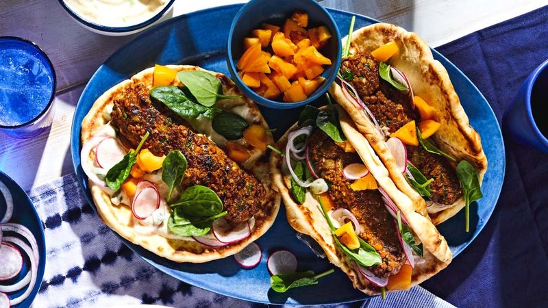 GRILLED PLANT-BASED SHAWARMA WRAPS