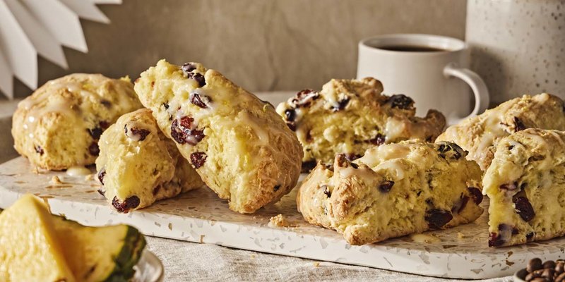 LEMON CRANBERRY SCONES