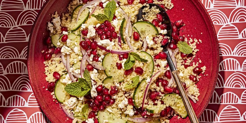 POMEGRANATE CUCUMBER & FETA SALAD