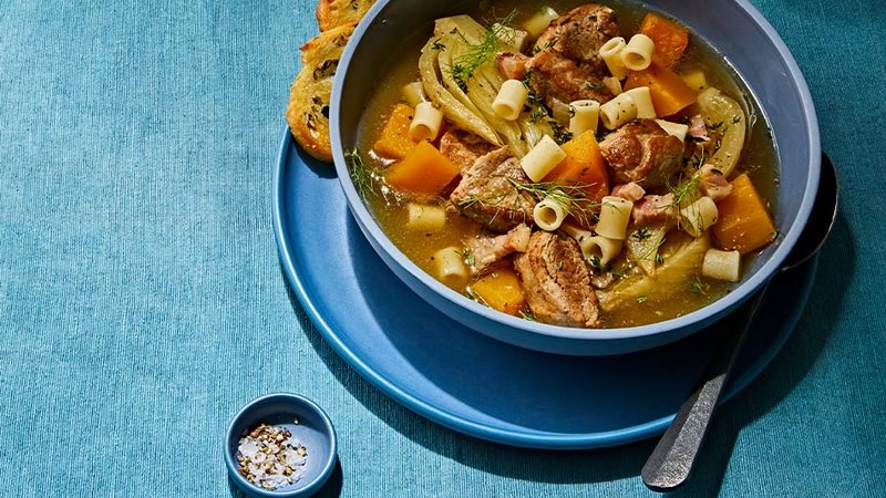 PORK, FENNEL AND SQUASH STEW