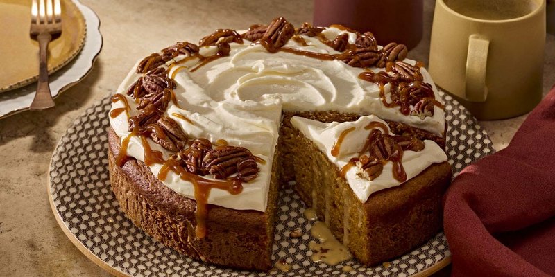 PUMPKIN BUTTER POKE CAKE
