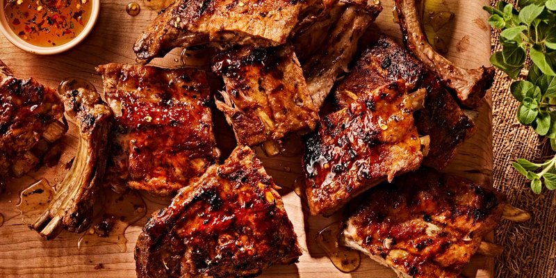 HONEY, LEMON & OREGANO RIBS