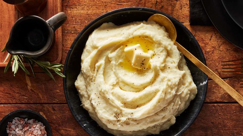 ROSEMARY-INFUSED WHIPPED POTATOES