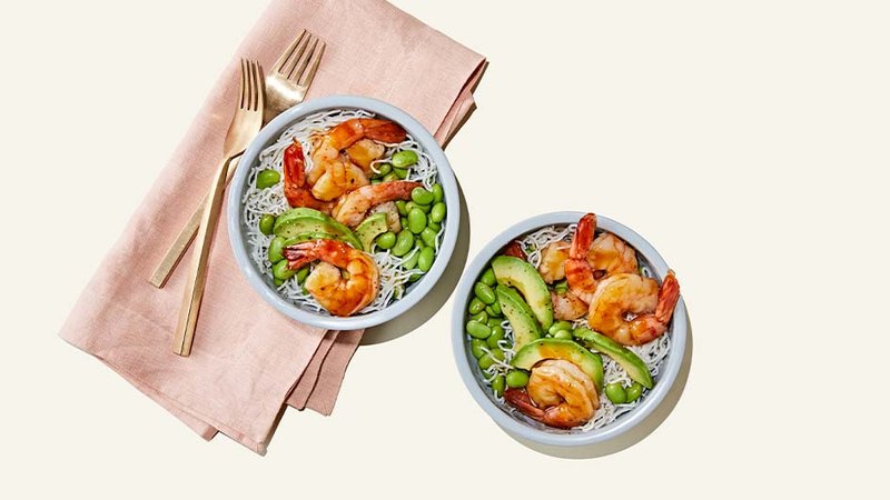 SHRIMP POKE RICE BOWL