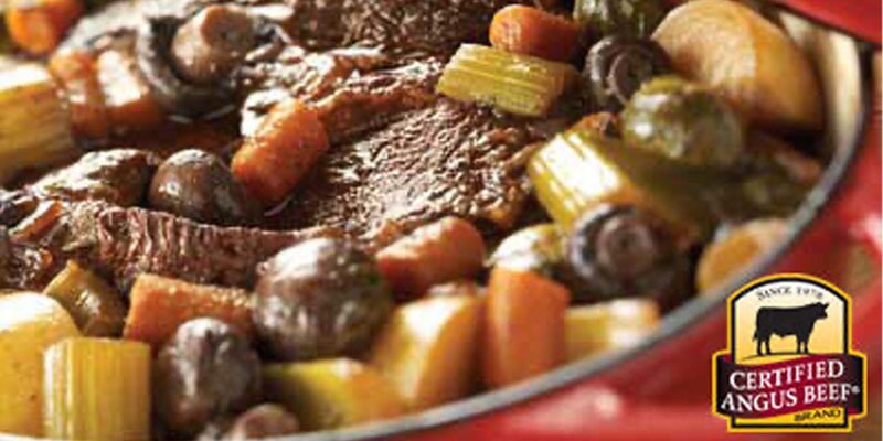 SLOW COOKER BRAISED POT ROAST WITH ROOT VEGETABLES