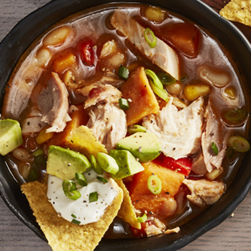 SMOKY TURKEY WHITE CHILI