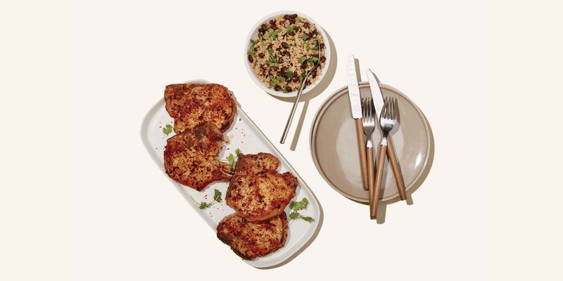 PORK AND CAULIFLOWER SKILLET DINNER