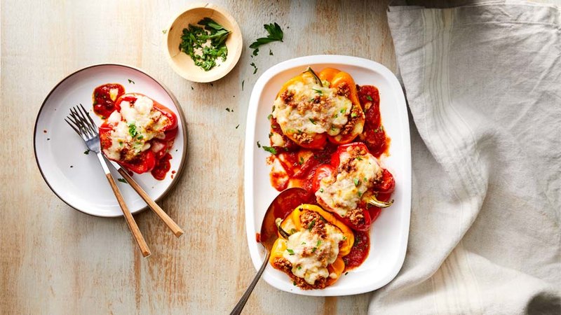 STUFFED PEPPERS WITH GOUDA