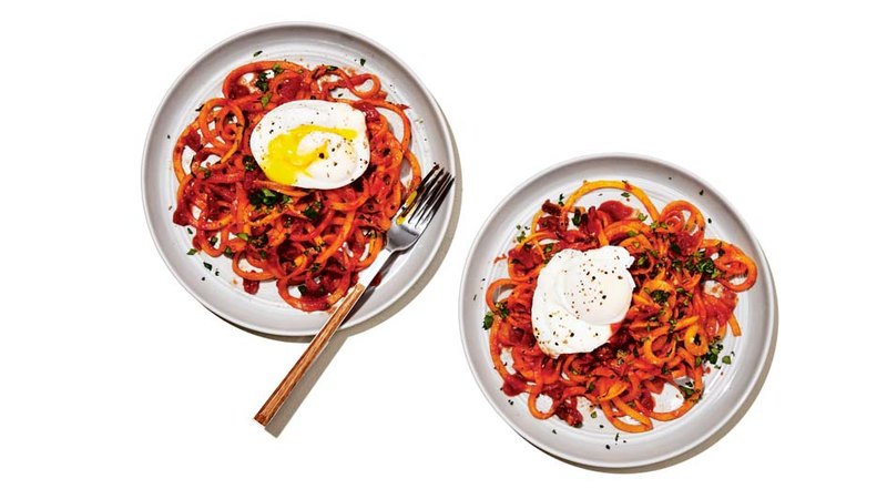 VEGETABLE NOODLES AND EGGS