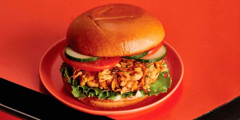 SWEET POTATO AND BEAN BURGERS