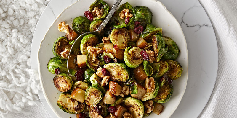 WARM HOLIDAY SPROUTS TOSS