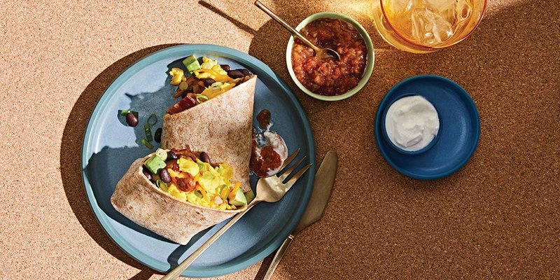 CLEAN OUT THE FRIDGE BREAKFAST BURRITO