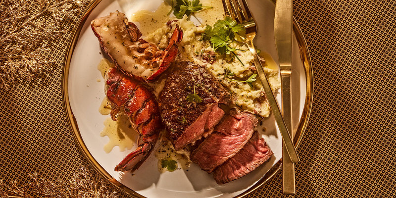 JERK STEAK AND LOBSTER